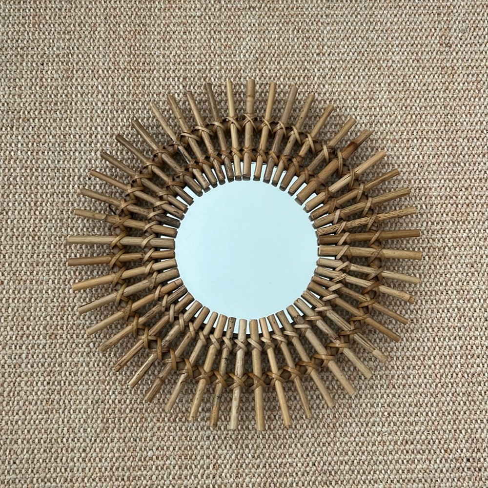 Urban Outfitters Bamboo Sun Mirror